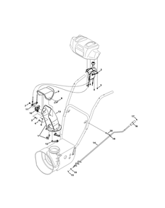 Standard 2-Way Chute Diagram and Parts List for 2X524WE (31AM63SR710-31AM63SR713-31AM63SR756)(2015) Cub Cadet Snow Blower